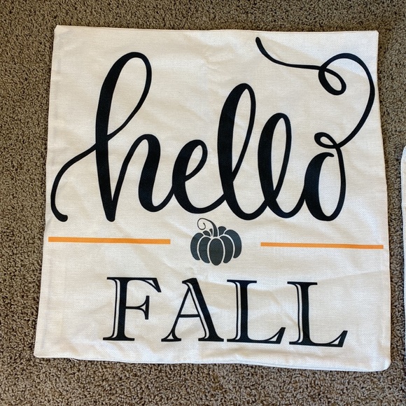 Hello Fall Pillow Covers - Picture 2 of 4